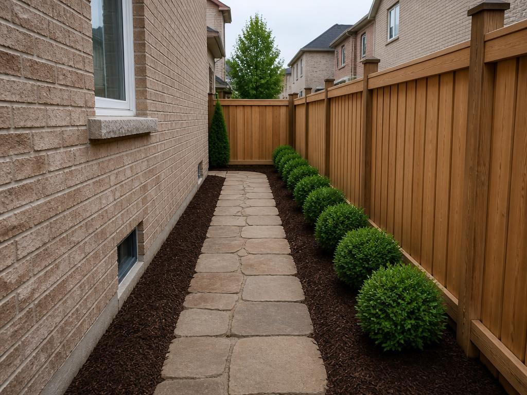 Side Yard Cleanup after