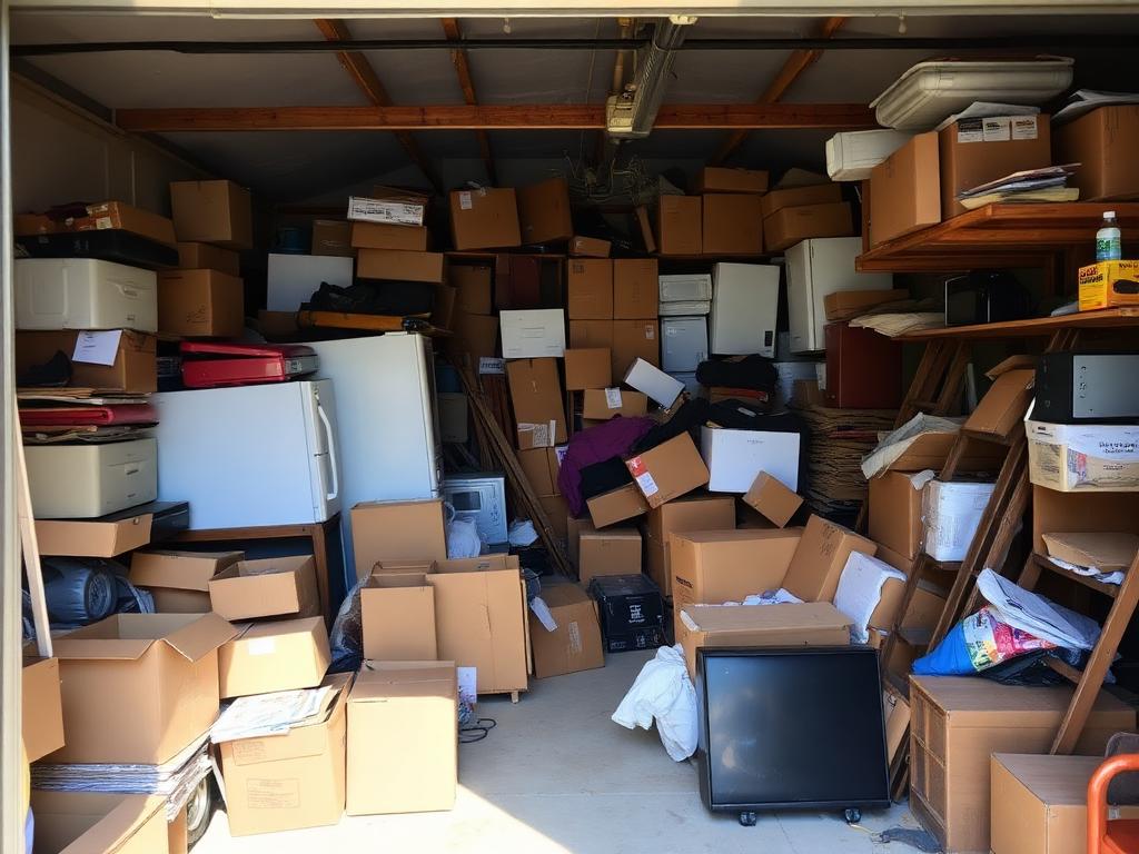 Junk removal crew loading furniture